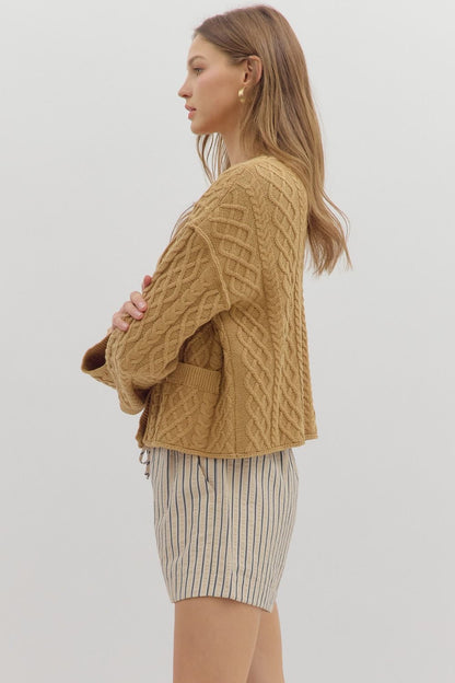 Cable Knit Cardigan