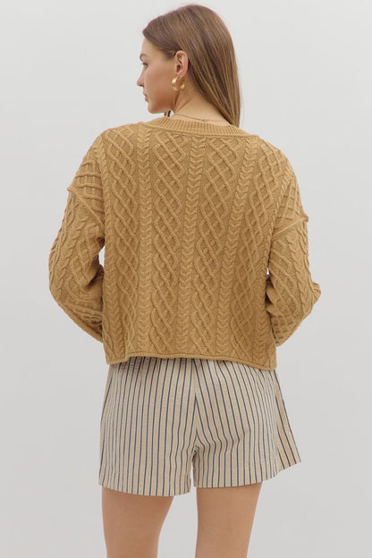Cable Knit Cardigan