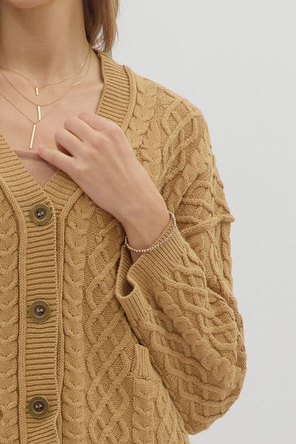 Cable Knit Cardigan