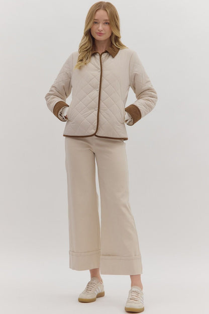 Quilted Corduroy Jacket
