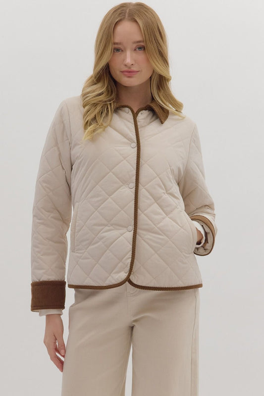 Quilted Corduroy Jacket