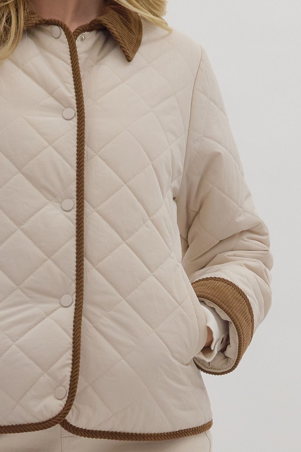 Quilted Corduroy Jacket