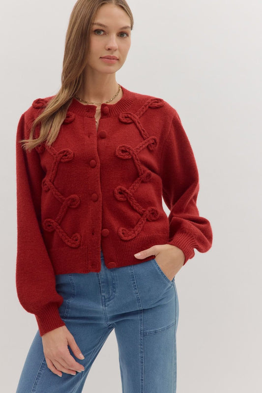 Loop Detail Cardigan