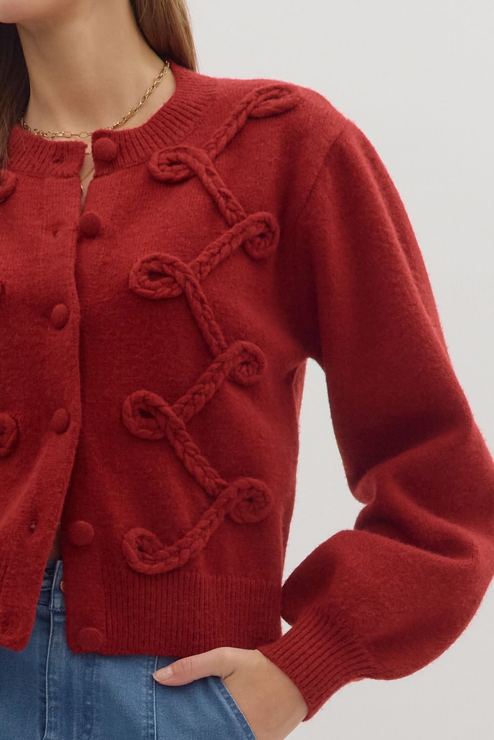 Loop Detail Cardigan