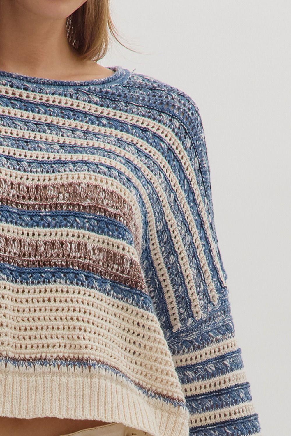 Stripe Sweater Long Sleeve