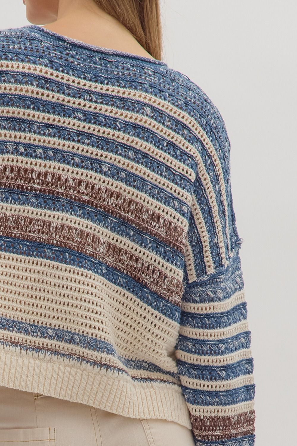 Stripe Sweater Long Sleeve