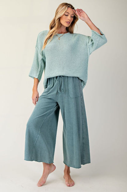 Half Sleeve Knit Sweater