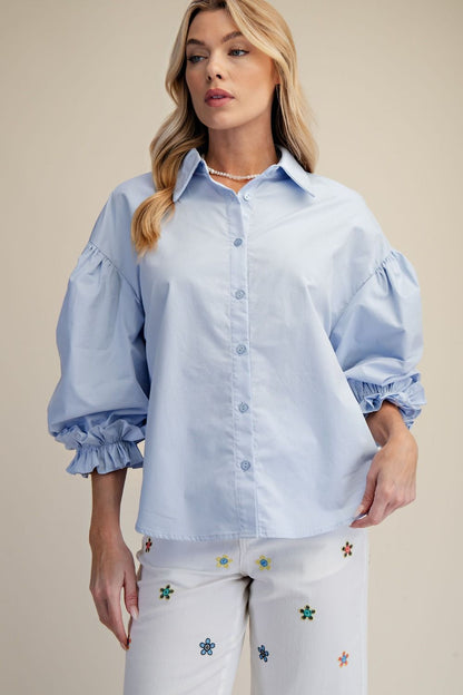 Button Down Poplin Shirt