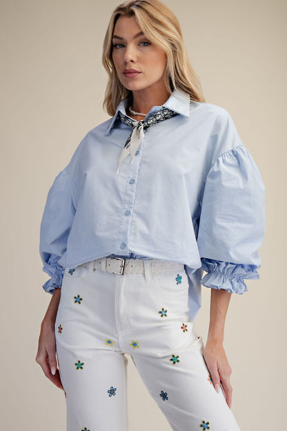 Button Down Poplin Shirt
