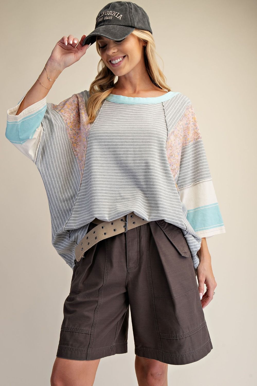 Colorblock Panel Top