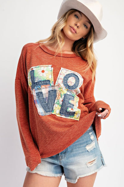 Love Patch Long Sleeve