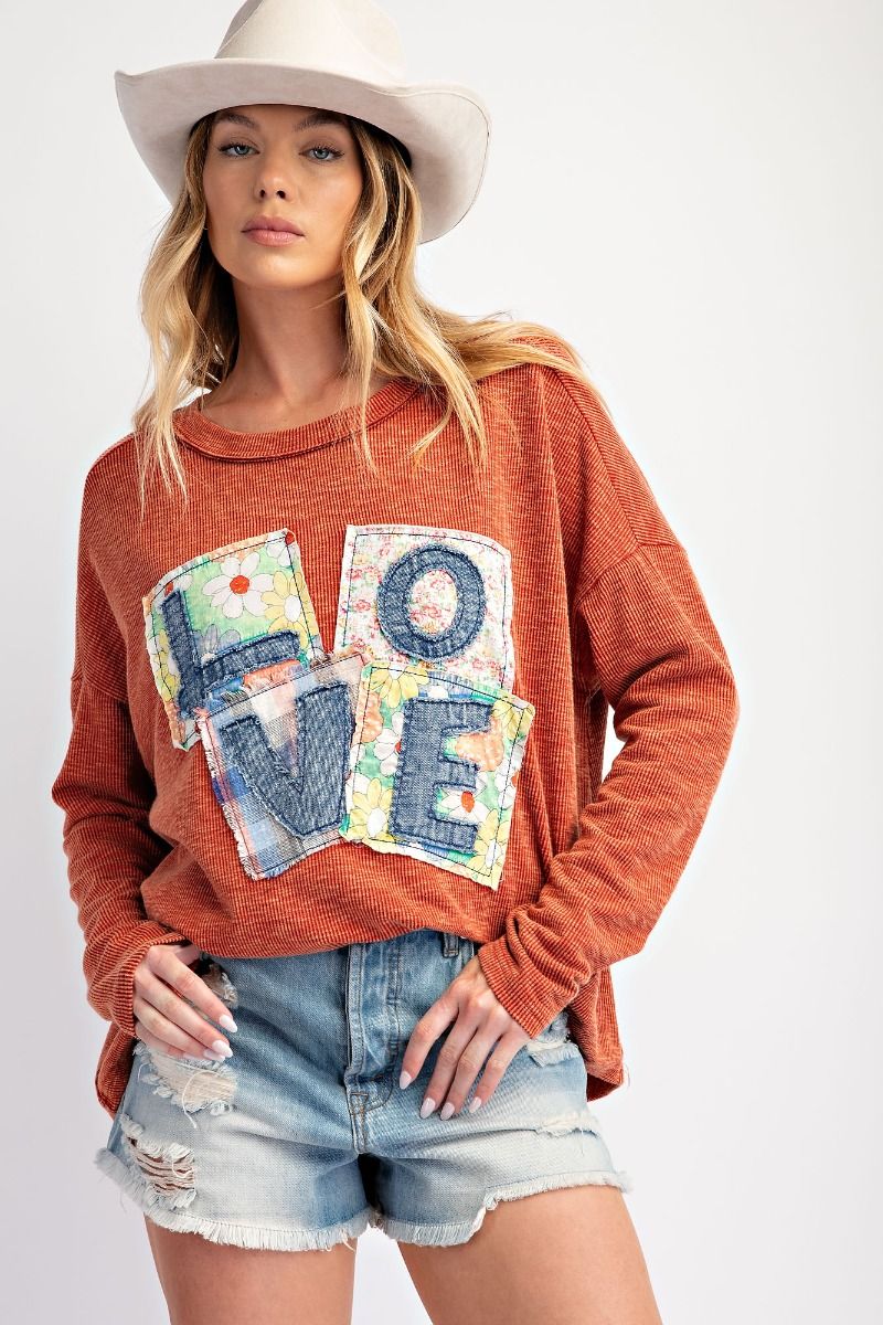 Love Patch Long Sleeve