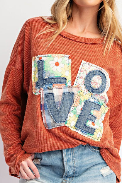 Love Patch Long Sleeve