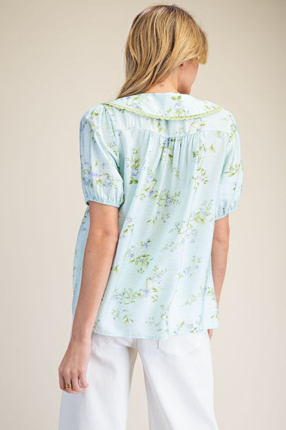 Botanical Woven Blouse