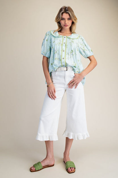 Botanical Woven Blouse