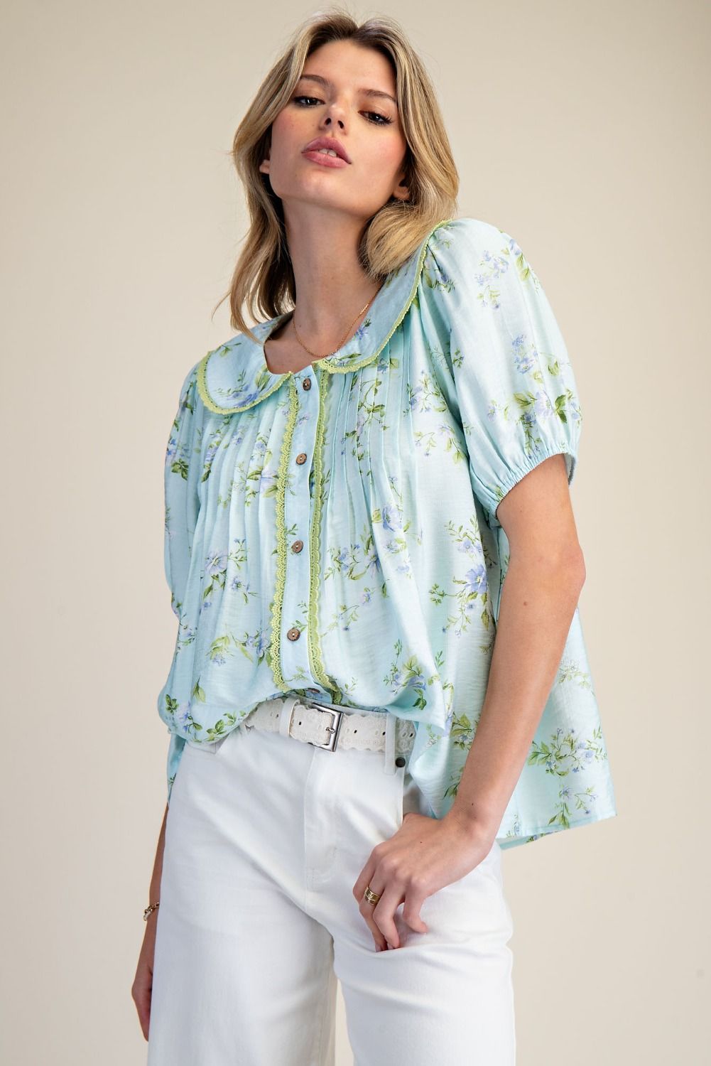 Botanical Woven Blouse