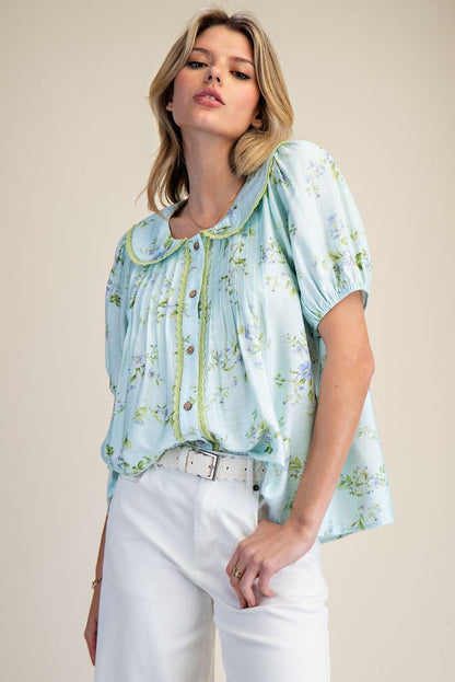 Botanical Woven Blouse