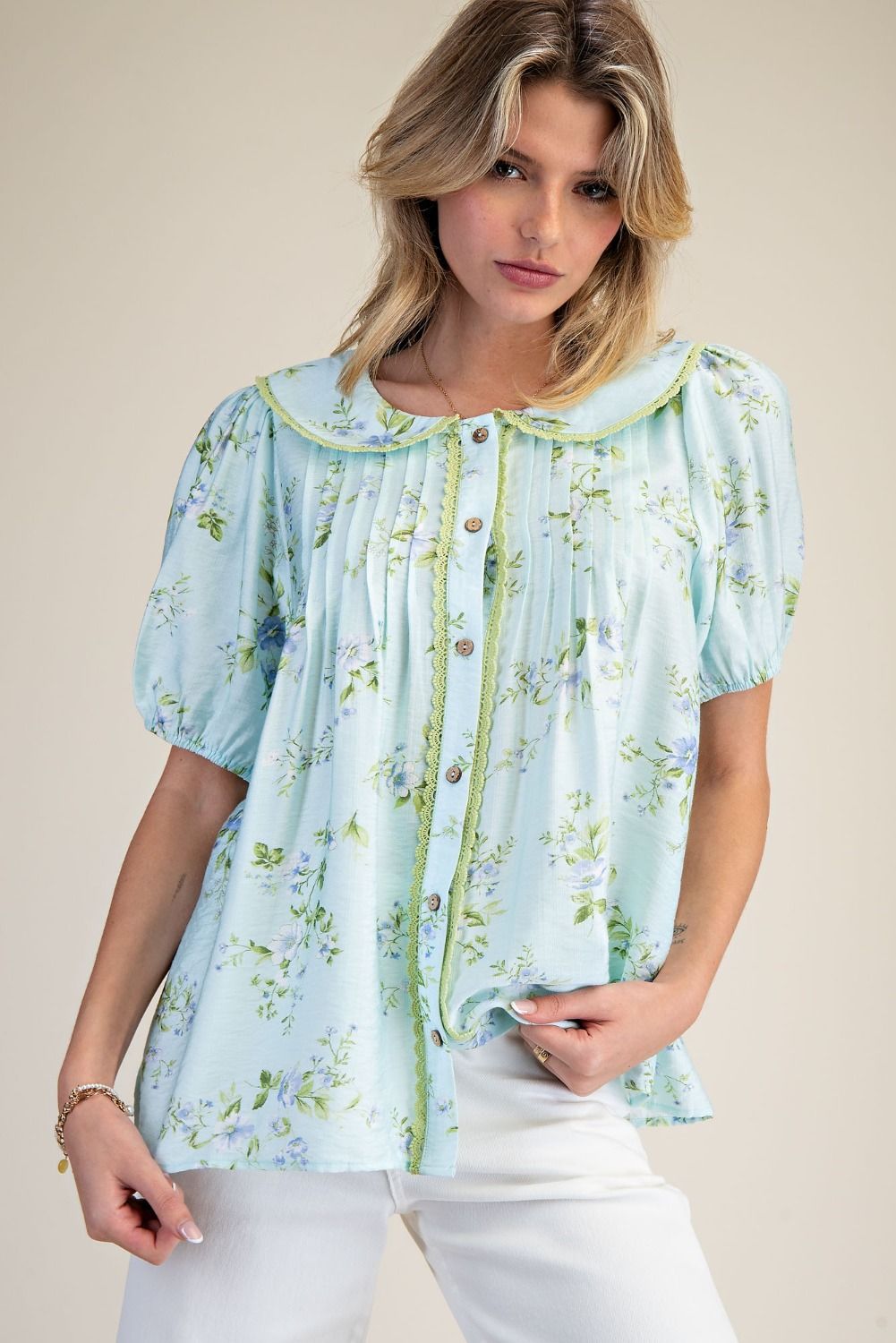 Botanical Woven Blouse