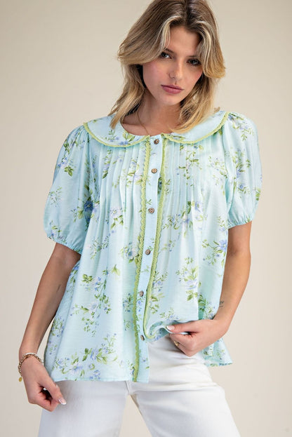 Botanical Woven Blouse
