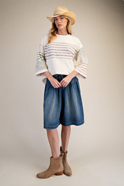 Pastel Plaid Top