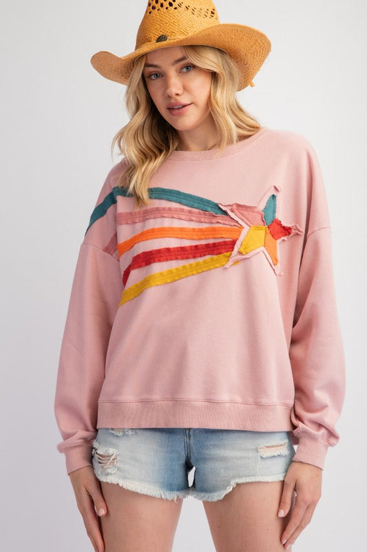 Rising Star Patch Pullover