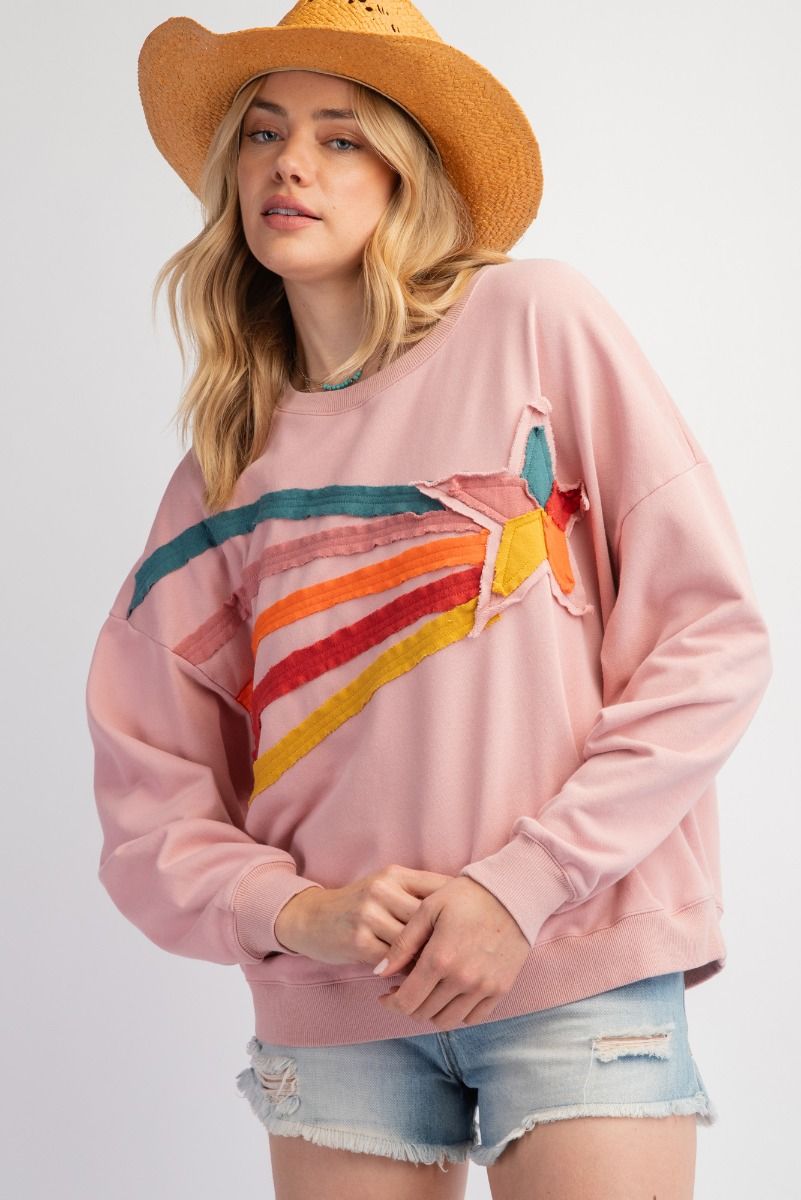 Rising Star Patch Pullover