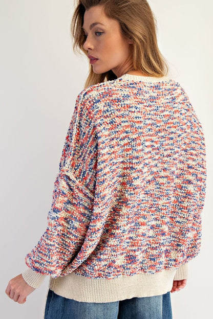 Popcorn Thread Sweater