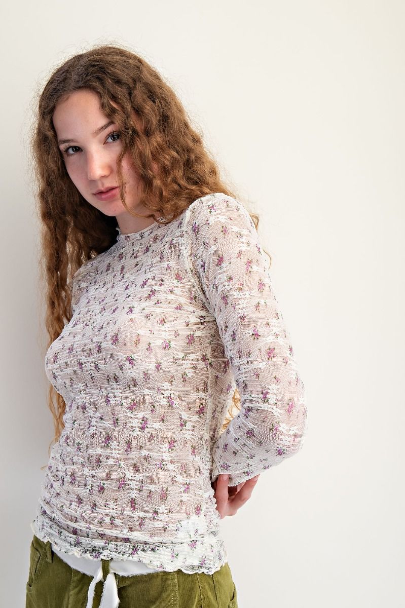Floral Lace Top