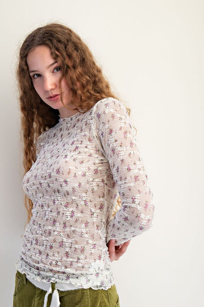 Floral Lace Top