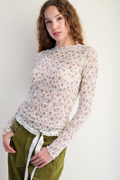 Floral Lace Top