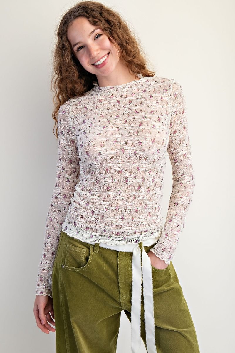Floral Lace Top