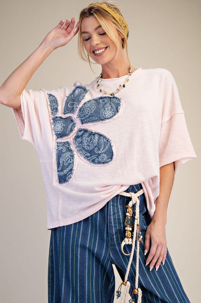 Bandana Flower Patch Top