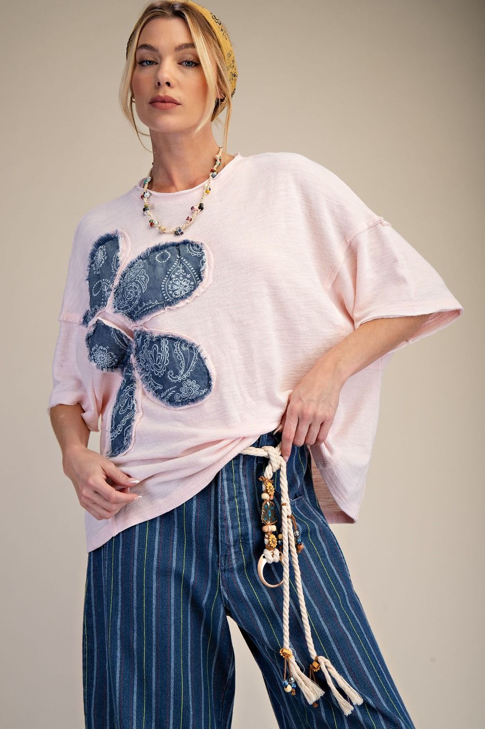 Bandana Flower Patch Top