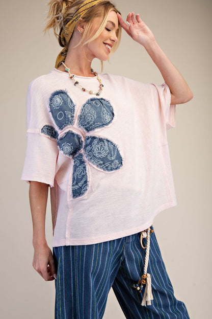 Bandana Flower Patch Top