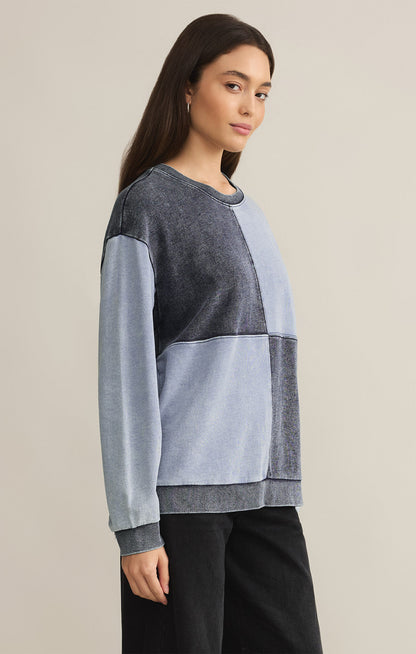 Fair & Square Denim Sweatshirt