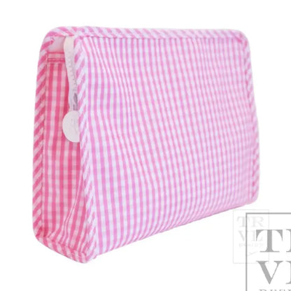 Large Roadie in Gingham Pink