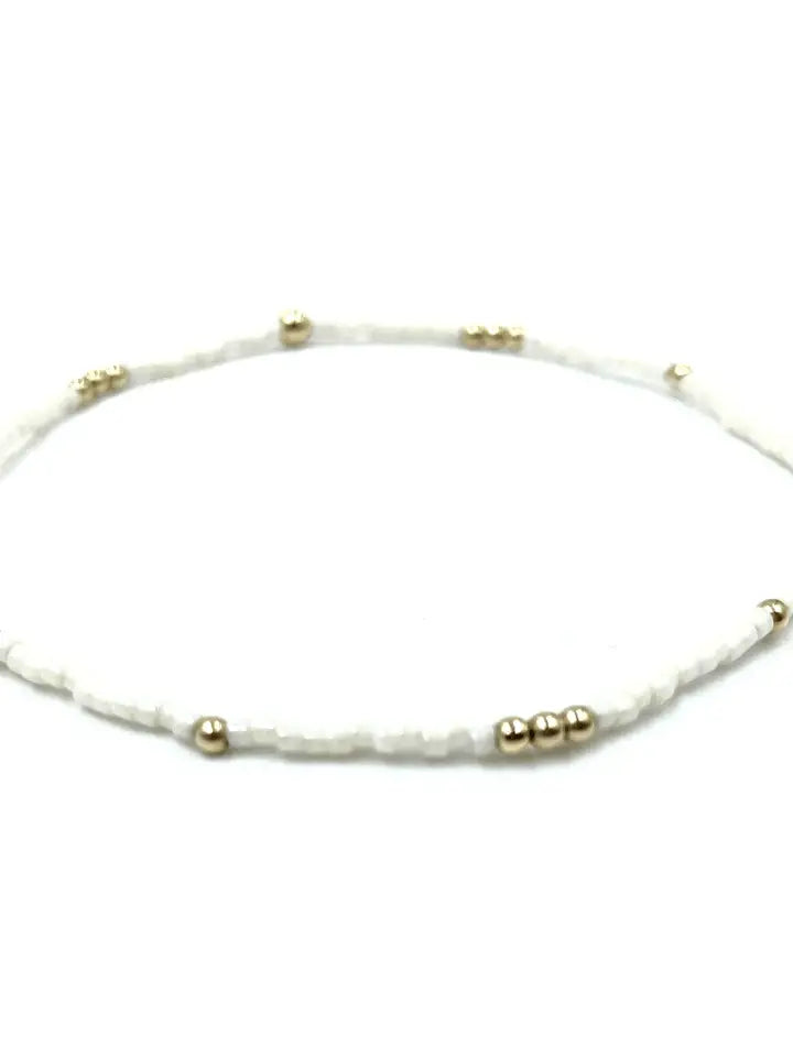 2mm Newport Cotton + Gold Filled Waterproof Bracelet