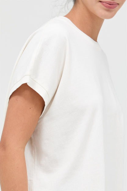 Cap Sleeve Mineral Wash Tee