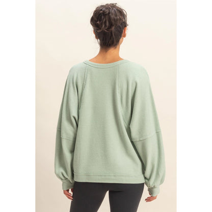 Waffle Long Sleeve Top