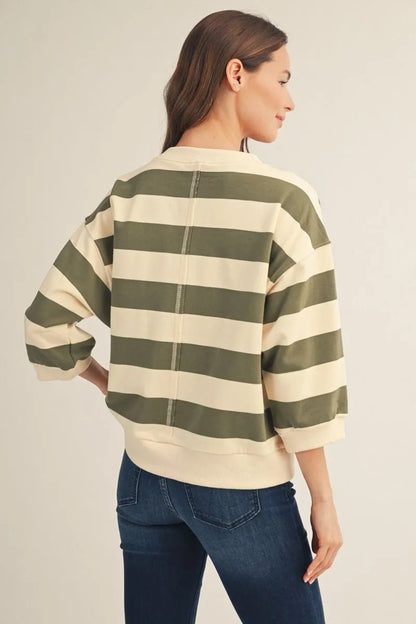 Royal Stripe Pullover