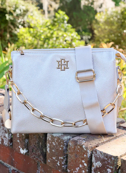 Ariana Crossbody in Pearl