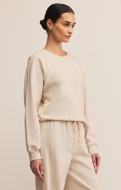 All Around Sweatshirt in Crystal