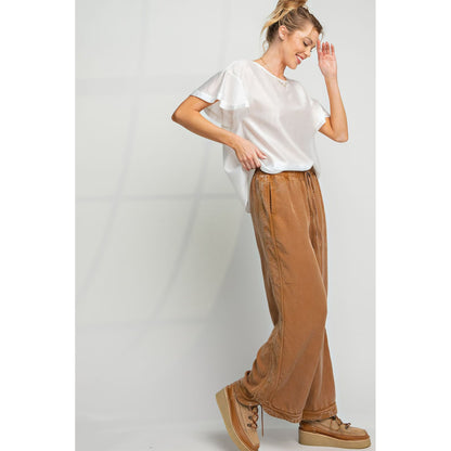 Mineral Wash Twill Trousers