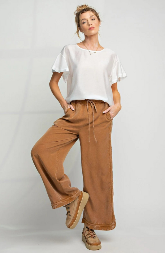 Mineral Wash Twill Trousers