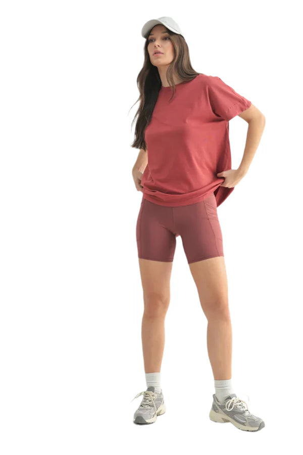Shoreline Pima Cotton Slouchy Tee
