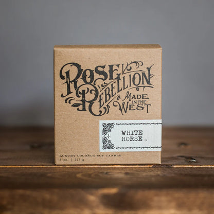 White Horse Candle 8 oz.
