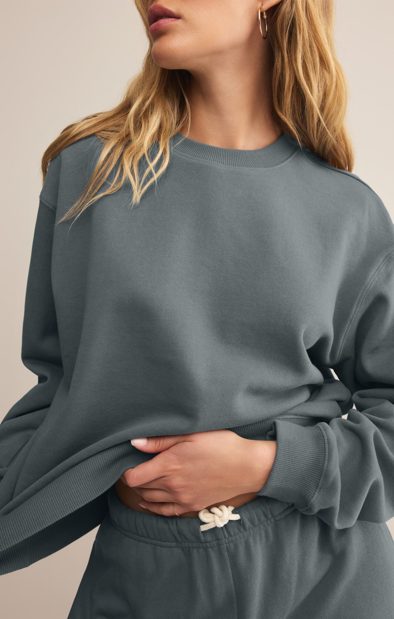 Boyfriend Cotton Sweatshirt
