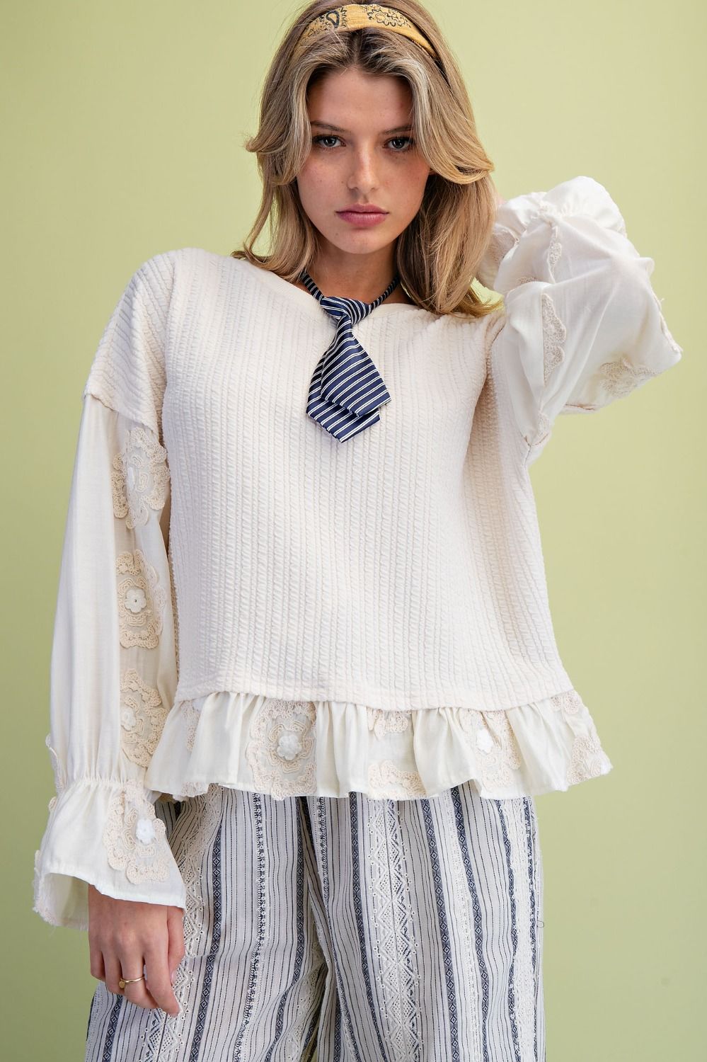 Ruffle Bottom Loose Top