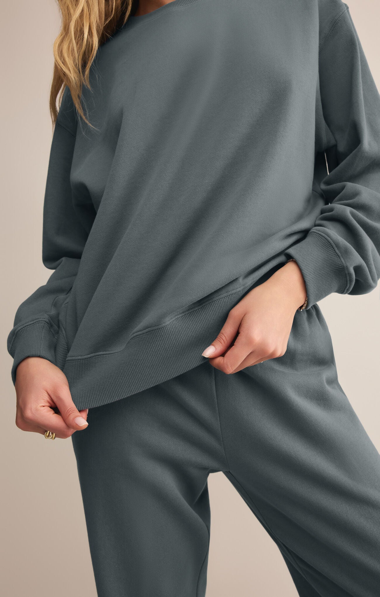 Boyfriend Cotton Sweatshirt