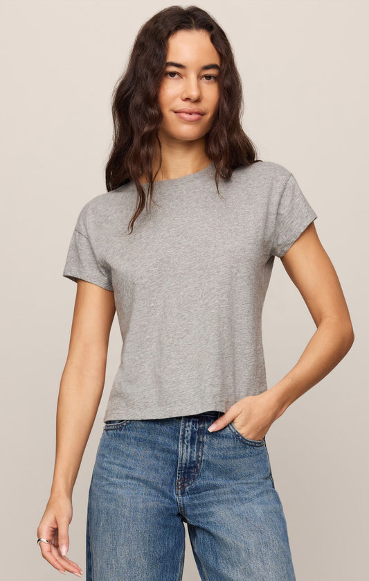 Modern Slub Tee in Classic Heather Grey